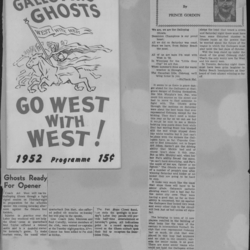 Football -Galloping Ghosts -1952 -A17-season