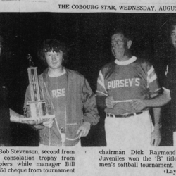 Softball -Grafton Tournament -1973 -Mens-B Champs-Cobourg Juveniles