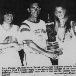 Softball -Grafton Tournament -1974 -Ladies-A Champs-Cobourg Midgets Girls