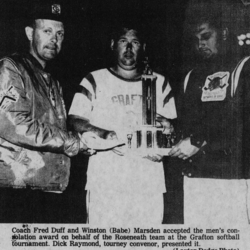 Softball -Grafton Tournament -1974 -Mens-Cons Champs-Roseneath