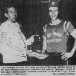 Softball -Grafton Tournament -1974 -Mens-MVP