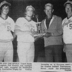 Softball -Grafton Tournament -1976 -Mens-Champs-Grafton Juveniles 1