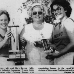 Softball -Grafton Tournament -1979 -Ladies-Non-PWSA Consolation Champs-Cobourg Korsan