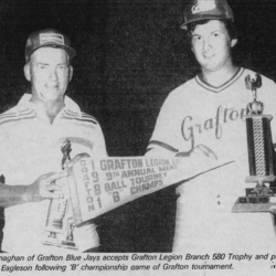 Softball -Grafton Tournament -1981 -Mens-B Champs-Grafton Blue Jays