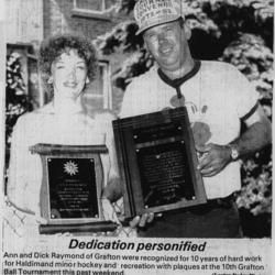 Softball -Grafton Tournament -1982 -10 Year Recognition