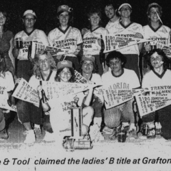 Softball -Grafton Tournament -1982 -Ladies-B Champs-Trenton