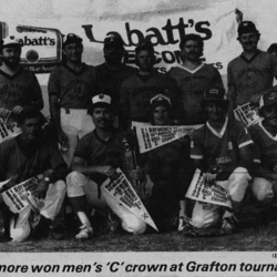 Softball -Grafton Tournament -1982 -Mens-C Champs-Baltimore