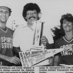 Softball -Grafton Tournament -1983 -Ladies-B Champs-Oshawa