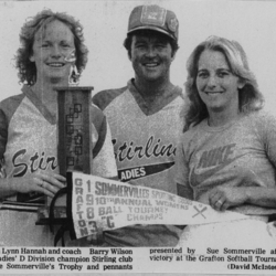 Softball -Grafton Tournament -1983 -Ladies-D Champs-Stirling