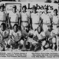 Softball -Grafton Tournament -1983 -Mens-C Champs-Sommervilles Juveniles