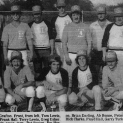 Softball -Grafton Tournament -1984 -Mens-C Champs-Hyten