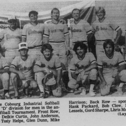 Softball -Grafton Tournament -1984 -Mens-D Champs-Partners