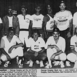 Softball -Grafton Tournament -1988 -Mens-D Champs-Anns Computer Service