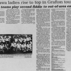 Softball -Grafton Tournament -1989 -Ladies-Summary and A Champs-Oshawa MCL