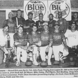 Softball -Grafton Tournament -1990 -Mens-B Champs-Stroud IGA