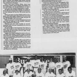 Softball -Grafton Tournament -1992 -Mens-Summary and A Champs-Cobourg Aubreys Angels