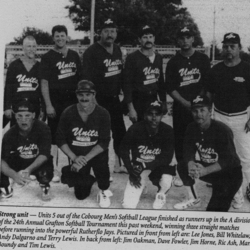 Softball -Grafton Tournament -1996 -Mens-A Runner Up-Units 5