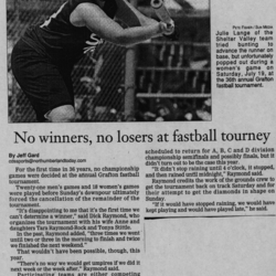 Softball -Grafton Tournament -2008 -Summary-No Champions