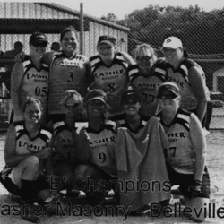 Softball -Grafton Tournament -2011 -Ladies-B Champs-Lasher Masonry Belleville