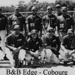 Softball -Grafton Tournament -2011 -Mens-D Runner Up-BandB Edge Cobourg