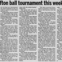 Softball -Grafton Tournament -2012 -Farewell Story 2