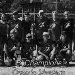 Softball -Grafton Tournament -2012 -Ladies-B Champs-Ontario Masters