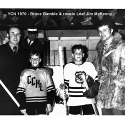 YCN-70-Bruce Gamble & Rookie Leaf Jim McKenny