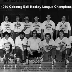 03JJ-1986 Cobourg Ball Hockey League -Champs