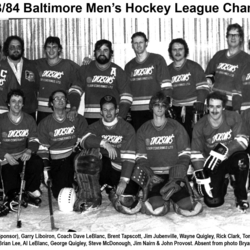 04JJ-1983-84 Baltimore Men's Hockey League