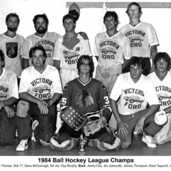 17JJ-1984 Ball Hockey League -Champs-Victoria Ford