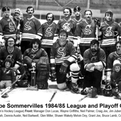 19JJ-1984-85 PH Mens League & Playoff Champs -PH Sommervilles