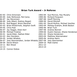 T&P-18a Brian Turk Award-Jr Referee