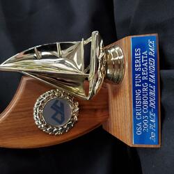 2003 Cobourg Yacht Club trophy won by Phil Calnan