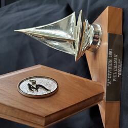 1981 Cobourg Yacht Club trophy won by Phil Calnan