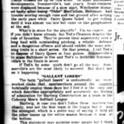 1964-09-02 Dodge -Spotlight -Cobourg Mens Softball League