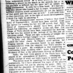 1964-09-09 Dodge -Spotlight -Cobourg Mens Softball League