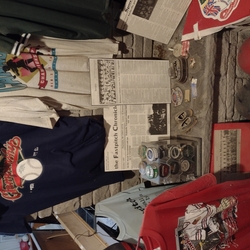 DW024- Pucks, Jerseys, Helmets