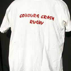 1998 Cobourg Crash women's rugby t-shirt