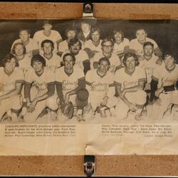 1974 Cobourg Merchants fast pitch team photo