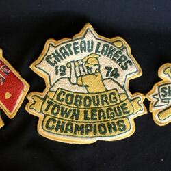 1974 Cobourg Men's softball champs crests