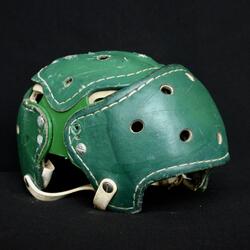 1970 Cooper brand leather hockey helmet