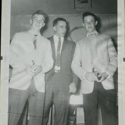 1959 CCHL trophy winners photo Quigley, Sherwin