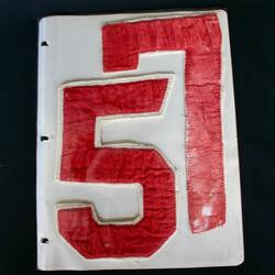 1949 Galloping Ghosts jersey numerals #57 - Paul Currelly