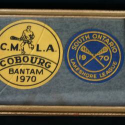 1970 Cobourg Bantam Lacrosse Crests