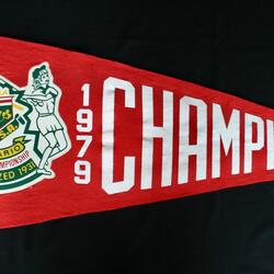 1979 Cobourg Juvenile Angels championship banner