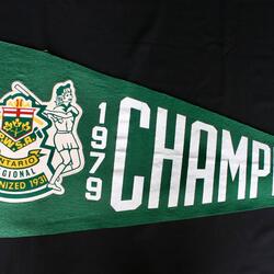 1979 Cobourg Juvenile Angels championship banner