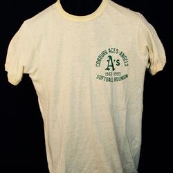 1985 Cobourg Angels reunion t-shirt - 1963-1985