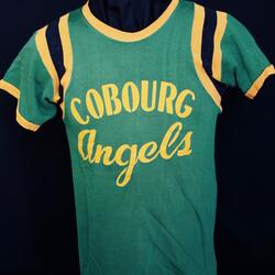 Cobourg Angels jersey worn by Paul Currelly