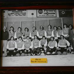 1983 Lakers League hockey Playoff Champion photo