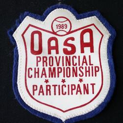 1989 Cobourg Legion Minor Softball OASA crest